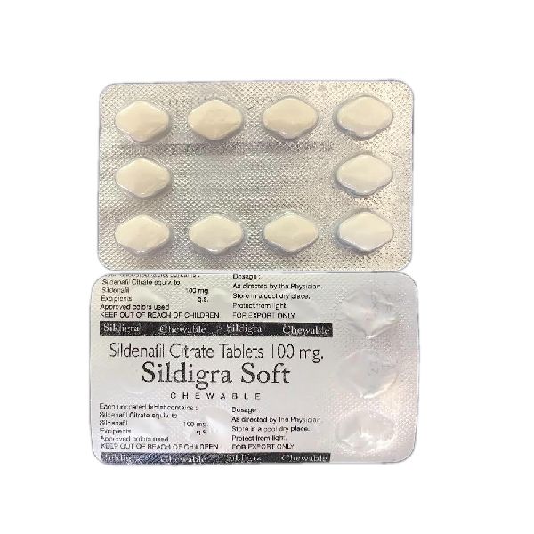 sildenafil soft tablets 100 mg