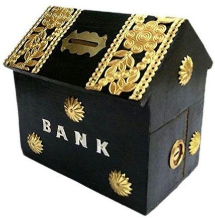 Wooden Money Bank