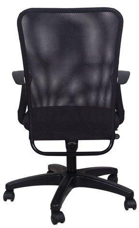 Fabric Black Chair, Back Type : MESH