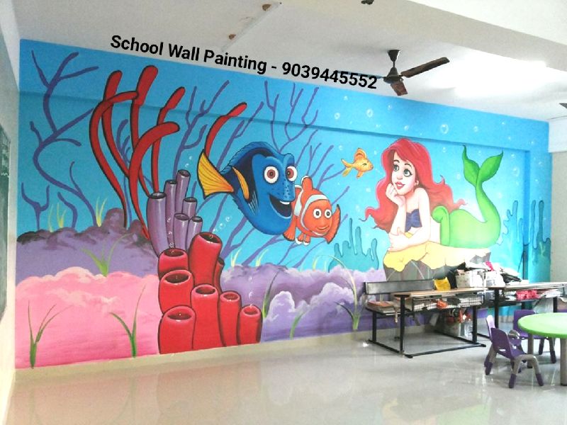 Services Play School Wall Painting From Indore Madhya