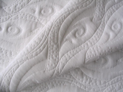 White Mattress Knitted Fabric