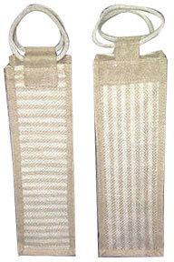 Jute  Single Bottle Bag