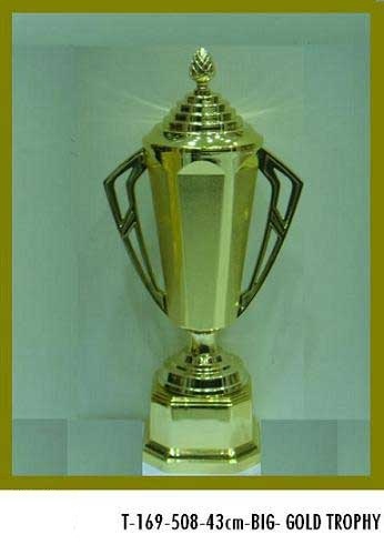 Aluminium Gold Plated Trophy Cup