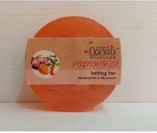 Herbals Orange Rose Soap, Shape : Round