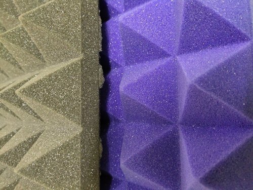 Solace Pyramid Acoustic Foam, Size : 2 Feet X 2 Feet X 50 mm Thick