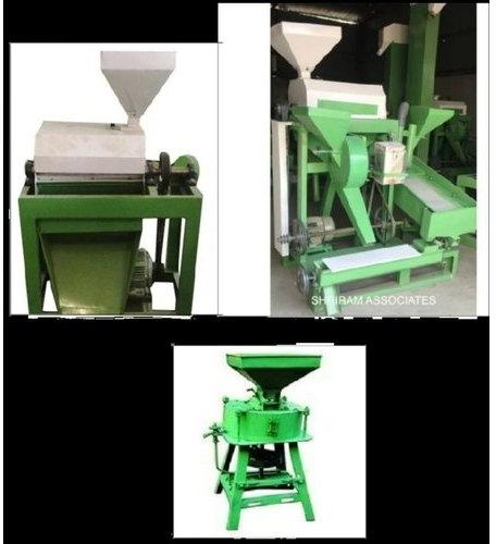 Semi Automatic Mini Urad Dal Mill Plant