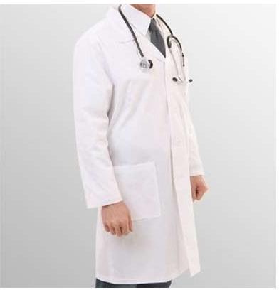 Pure Cotton Doctor Uniforms, Sleeve Type : Full
