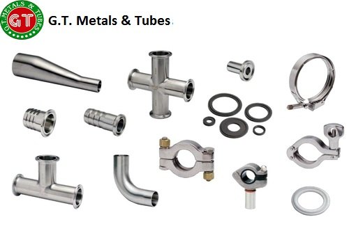 Galvanised Stainless Steel Sanitary Fittings, Connection : Welding