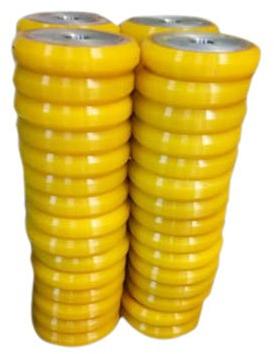 Round Polyurethane Roller, Color : Yellow