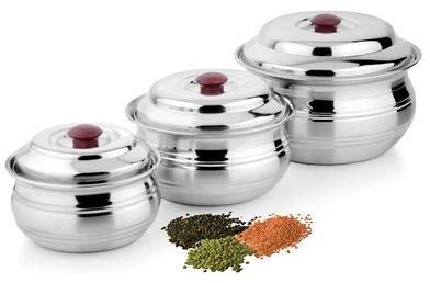 Plain Stainless Steel Spices Container