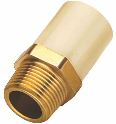 CPVC Brass Hex MTA, for Structure Pipe, Gas Pipe, Chemical Fertilizer Pipe, Plumbing Pipe, Connection : Male