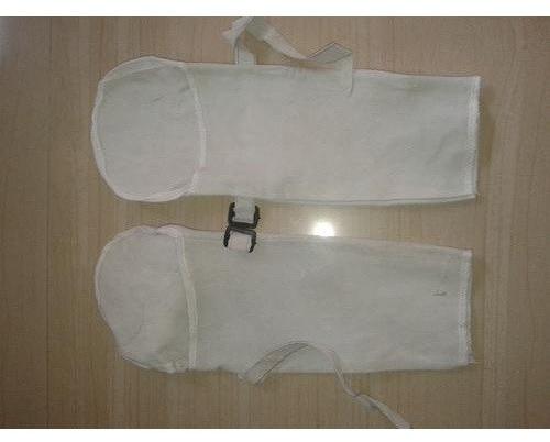 White Leather Hand Sleeve, Size : 10 - 15 inch