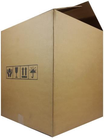 Plain Paper corrugated carton box, Box Capacity : Customize