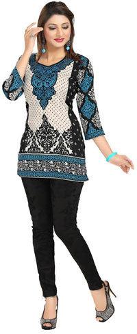 ALC Creations Printed Ladies Tunics, Style : Casual