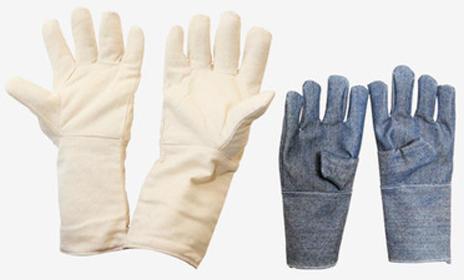 Cotton Hand Gloves, for Material handling, Engineering Unit, General Purpose., Size : 35 cm