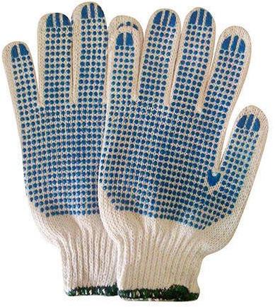Medium Full Finger Dotted Gloves, Gender : Men