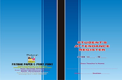 60 Student Attendance Register Printing Services
