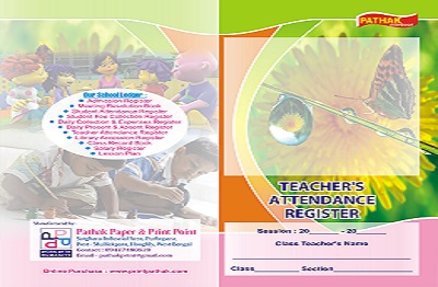 Teachers Attendance Register Printing Services