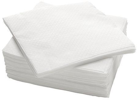 White Plain Disposable Napkin