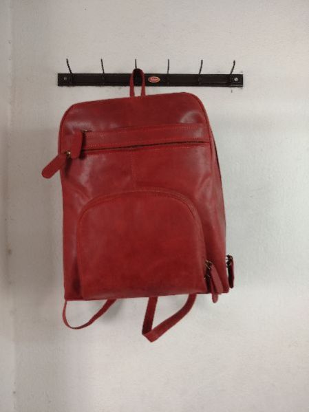 Brown Leather Backpack