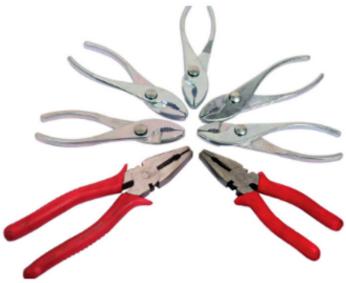 Titan Stainless Steel Forged Pliers, Color : Silver