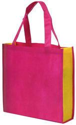 Plain Stitched Non Woven Bag, Color : Pink Yellow