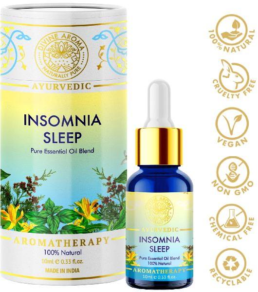 Divine Aroma Insomnia/Sleep Essential Oil Blend 100% Pure & Natural