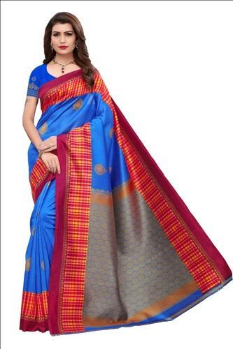 Keshvi Fashion Silk Daily Wear Saree, Occasion : Casual