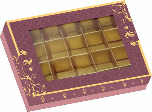 Cardboard Or Board customized Chocolate Box, Shape : square