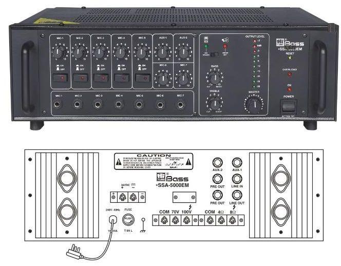 HSSA-5000EM High Power PA Amplifier