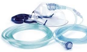 Plastic Oxygen Mask, Color : Transparent, White, Green