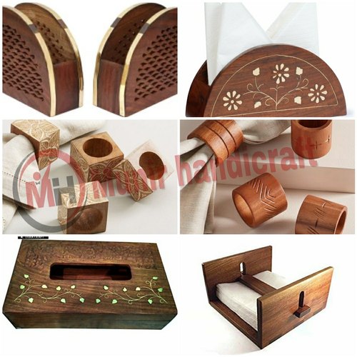 Wooden Napkin Holder, for Hotel, Packaging Type : Carton Box