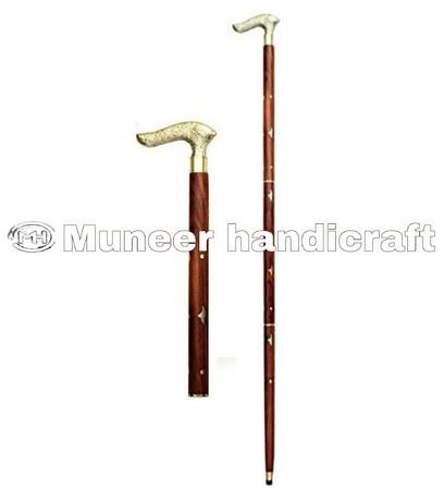 Wooden Walking Stick, Feature : Light Weight, Smooth Finish