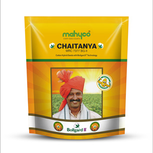 Chaitanya (MRC-7377 BG-II) Hybrid Cotton Seeds, for Planting