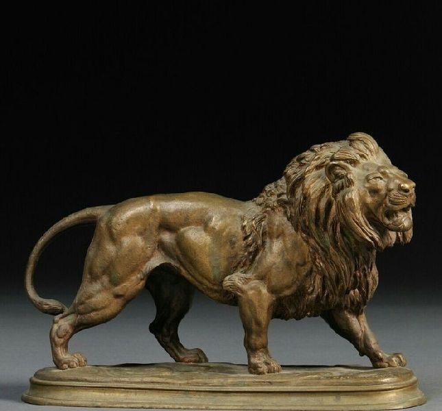 Metal Lion Statue by Clay Moorti Art, metal lion statue, INR 50 kINR 12 ...