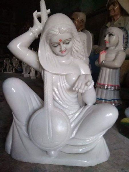 Plain Meera Statue, Color : White