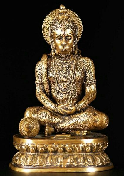 Metal Hanuman Statue, Pattern : Non Printed