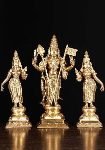 Metal Vishnu Statue, Pattern : Non Printed