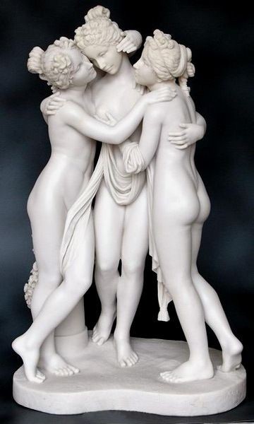The Three Graces Statue