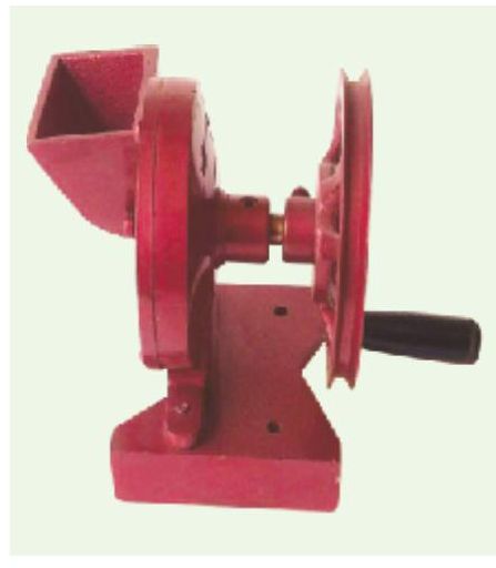 Hand Dry Fruit Chips Machine, Color : Red