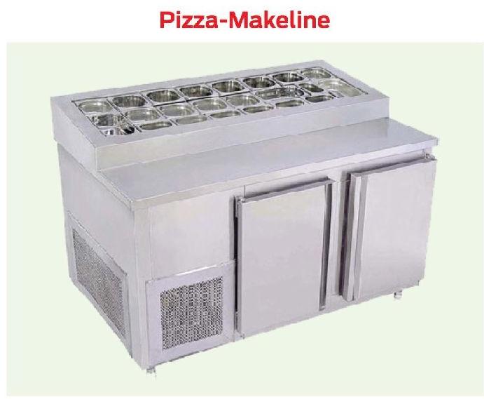 Electric Aluminium Pizza Makeline, for Restaurant, Color : Grey