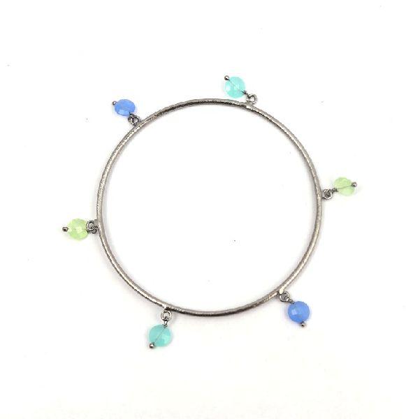 Oval Chrysoprase Gemstone Bracelet, Size : 8x10mm -8x12mm