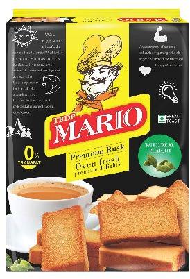 Crunchy Mario Rusk (300 gm), for Breakfast Use, Eating, Packaging Type : Plastic Packets