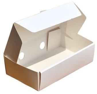 Kraft Paper White Garlic Bread Box, Packaging Type : Flat