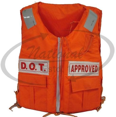 National Instruments Polyester Life Jacket, Color : Orange