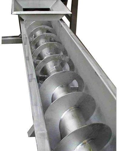 Polished Stainless Steel Horizontal Screw Conveyor, for Industrial, Certification : CE Certified