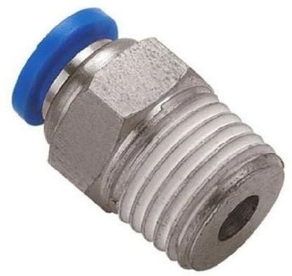 Metal Push Fit Connection, for Chemical Handling Pipe, Plumbing Pipe, Outer Diameter : 14 Mm