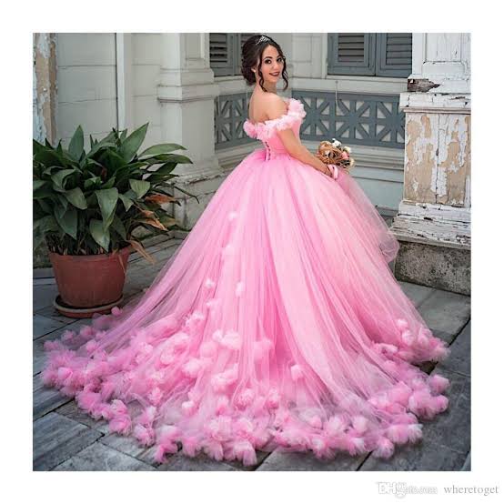 Light Pink Colour Gown Indian Designer Wedding Gown