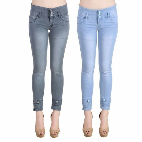 ladies plain jeans