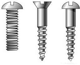 Pointed Wood Screws